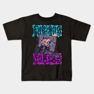 FURIOUS GAMERS 02 Kids T-Shirt